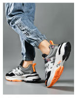 Zapatillas deportivas elásticas para hombre, talla grande 46, nuevas, con suela gruesa, para aumentar la altura, estilo papá - details 29