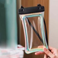 Bolsa seca para teléfono móvil, bolsa impermeable a prueba de agua, cubierta protectora subacuática para teléfono móvil, pantalla táctil, Color láser - details 11