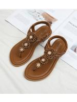 Sandalias de verano para mujer, zapatos planos, zapatos de playa para vacaciones en la playa. - details 1