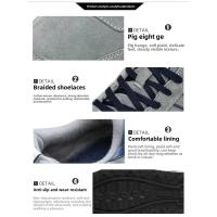 Zapatos Deportivos Versátiles de Doble Estrella Transpirables de Cuero Genuino para Primavera y Otoño Zapatos Planos Cómodos para Correr a la Moda - details 7