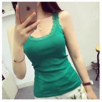 Tops negros, camiseta sin mangas de verano para mujer con Top de encaje, ropa interior roja, camisolas de encaje, ropa interior holgada, chaleco para mujer - details 8