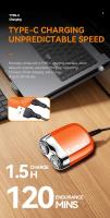Kemei-Mini afeitadora de viaje de aleación para hombre, máquina de afeitar eléctrica portátil, inalámbrica, recargable por USB-C, IPX7, impermeable, magnética, cabeza desmontable - details 7