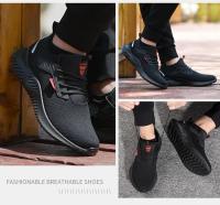 Zapatos de seguridad para hombre con puntera de acero, zapatos de trabajo antigolpes, zapatillas deportivas, zapatos indestructibles ligeros a prueba de pinchazos, envío triangular - details 9