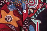 Camisa de lino de manga corta para hombre, camisa de flores de estilo étnico indio, novedad de verano, 2019 - details 19