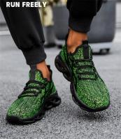 Zapatillas de correr para hombre, zapatos deportivos, tenis al aire libre, ligeros, amortiguadores, informales, a la moda - details 9