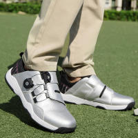 Zapatos de golf zapatos para hombres y mujeres perilla automática corbata material alto antideslizante - details 8