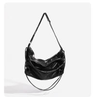 Bolso Cruzado de Gran Capacidad Diseño Plisado en Forma de Cordón Método de Espalda Múltiple - details 18