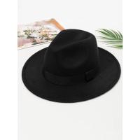 Nuevo ala grande para hombres y mujeres, sombreros de jazz de lana de moda, sombreros de copa - details 1