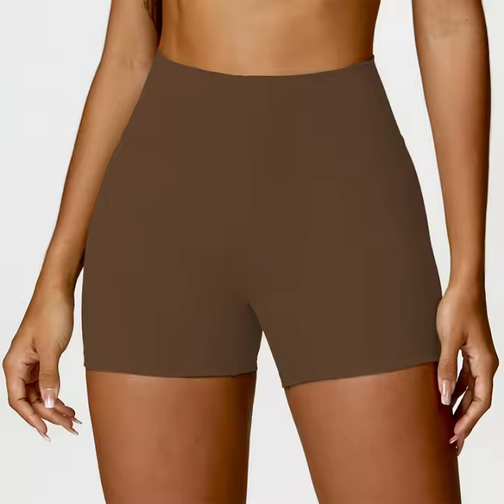 pantalones cortos deportivos de secado rápido para mujer, pantalones cortos de entrenamiento suaves para ciclismo, pantalones cortos de yoga de cintura alta para correr - 1