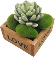 10 piedras de musgo artificiales, planta verde falsa para decoración del hogar, jardín, época - details 3