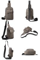 Bolso de pecho Simple de gran capacidad para hombre, riñonera multifuncional impermeable para hombre, bolso informal de estilo coreano para teléfono móvil, Unisex - details 12
