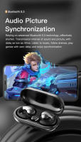 -auriculares inalámbricos con Bluetooth 5,3, audífonos estéreo TWS con Clip para la oreja, Control táctil, auriculares HIFI deportivos para videojuegos y música - details 11