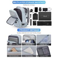 Mochila para maleta de cabina Ryanair para mujer, equipo de mano impermeable con USB - details 17