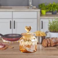 Botella de vino, tarro sellado de vidrio transparente, gran capacidad, exquisito tarro de mermelada con tapa con forma, botella de almacenamiento de granos, almacenamiento de dulces - details 1