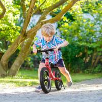 Bicicleta Sin Pedales con Freno de 2-6 años, Bici Equilibrio de 14 Pulgadas con Caballete y Timbre, Altura de Sillín Regulable, hasta 40kg, Juguetes para Niña y Niños - details 5