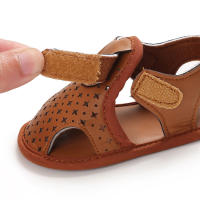 Sandalias De Verano Para Bebé Niño Casual Antideslizantes Cuero Suela De Goma Tallas Para Niños De 3 a 18 Meses - details 38