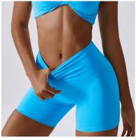Pantalones Cortos Deportivos para Mujeres Leggings de Yoga de Cintura Alta Aprones de Entrenamiento de Gimnasio con Secado Rápido Material de Nylon Adecuados para Yoga y Elasticidad - details 28