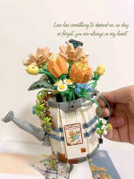 Mini botella de spray de simulación, flor, planta de carne, decoración del hogar, bloque de construcción, juguete para niños, regalo para niñas - details 8