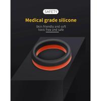 Anillo de silicona SEXY para embalaje privado, anillos para hombre, bloqueo de eyaculación, estirador de bolas escrotales, anillo para hombre, juguetes sexuales para hombres - details 3