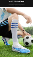 Zapatos de fútbol de alta calidad para hombres, botines de fútbol para niños pequeños, zapatillas de entrenamiento de fútbol de cuero, zapatos de tacos de fútbol al aire libre - details 10