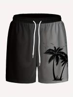 2025 nuevos pantalones cortos de coco para hombre, pantalones cortos de vacaciones, pantalones cortos deportivos con cordón, pantalones cortos de verano con estampado de flamenco para playa, pantalones cortos para parejas - details 3