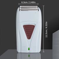 Afeitadora eléctrica recíproca para hombres, recortadora de barba recargable por USB, afeitadora de cabello eléctrica sin cables - details 5