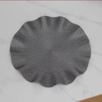 Juego de Placemats Tejidos y Brazo 6 Piezas de Circulo de 15 pulgadas para Mesas de Comedor y Cocina Lavables - details 7