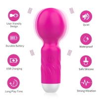 Leten Mini vibradores con estimulador de clítoris femenino, Juguetes sexuales para mujer, varita mágica AV, masturbador, consolador de silicona, juguete erótico - details 1