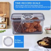 Caja de Pan Airtight para Counter de Cocina Duradera y Anti-flammable con Tapa - details 1