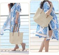 Shoppers para mujer bolso de verano estilo bohemio bolso de hombro grande de playa Pa - details 2