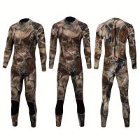 Traje Completo De Neopreno Para Hombre, Con Mangas Largas Y Cremallera Trasera, De 3 Mm De Grosor Para Protección Contra El Frío - details 12