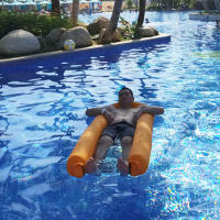 Tumbona flotante para piscina de agua, hamaca de agua estable y relajante para verano, natación al aire libre - details 7