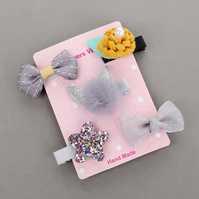 5 uds nuevos accesorios para el cabello para niñas horquillas - 1