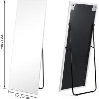 Espejo de Pie Cuerpo Completo de Alta Definición 140x51 cm Ideal para Pared o Suelo - details 4