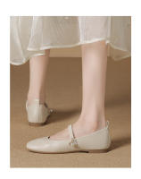 Zapatillas de ballet de piel auténtica, estilo suave de noche, zapatos sencillos - details 18