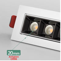 Luces de Cielo LED COB Downlights de Aluminio para Interiores de Sala de Estar Voltaje de 90-260V - details 4