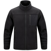 Chaqueta de hombre con cuello polar, abrigo casual con múltiples bolsillos, chaquetas cómodas y elegantes - details 3