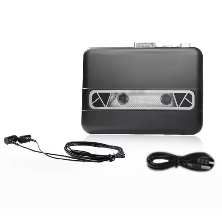 Reproductor de Radio de captura de casete USB portátil, convertidor de cinta a MP3, reproductor de música, Walkman, grabadora de casete - 1