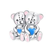 Nuevos Dijes de Plata de Ley 925 Diseño de Abrazo de Amor Zirconia Joyería de Mujer DIY Pulseras - details 77
