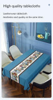 Tablecloth PVC Waterproof and Oil-proof Cover Vinyl Tablecloth Rectangular Round Outdoor Tablecloth 6/8/10/12 Seats Chinese Tabl - details 3