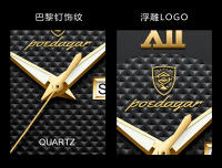 Nuevo reloj de cuarzo de moda con calendario doble suizo para hombre - details 6