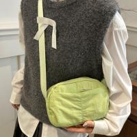 Bolso cuadrado de nailon de secado rápido, bandolera de gran capacidad, bandolera con cremallera, Color sólido, riñonera versátil para estudiante - details 8