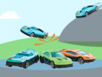 Dinosaur Toy Car Set