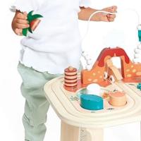 Janod dino table juego de desarrollo de actividades múltiples juego educativo J05825