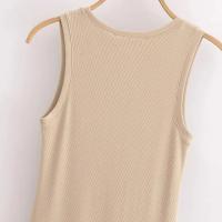 Elegante Vestido Largo Negro de Primavera 2025 Moda Casual Vintage para Mujeres Vestidos Khaki - details 9