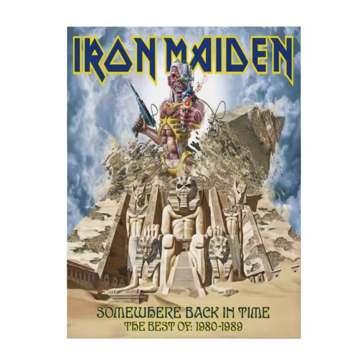 Iron Maiden-Manta de franela para dormitorio, manta para sofá - 1