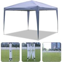 Carpa Plegable 3x3 Pergola de Jardín Robusta con 4 Paredes Ideal para Recepción, Fiesta, Acampada, Festival, Cerveza - details 6