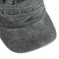 Gorra militar de poliéster para hombre, sombrero plano Vintage, informal, liso, Unisex - details 2