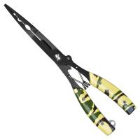 Alicates de pesca de corte de línea multifuncionales con mango de goma, alicates de Boca de pescado, gancho antideslizante, abrazadera de labio de agarre de pescado de acero inoxidable - details 12