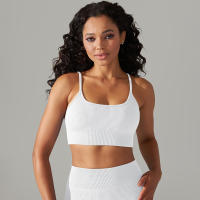 Hamidou-Sujetador deportivo Sexy para mujer, ropa interior deportiva a prueba de golpes, almohadilla extraíble para el pecho, para gimnasio, entrenamiento, Fitness, correr, Tops de realce - details 44
